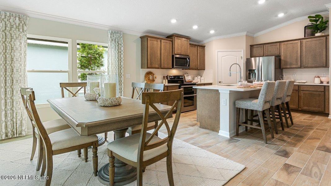 Furnished interior view inside a new home in Sawmill Branch, Palm Coast (Image 13).