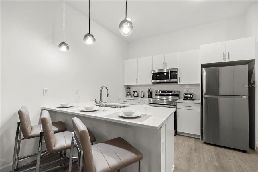 Furnished interior view inside a new home in , Davenport (Image 10).