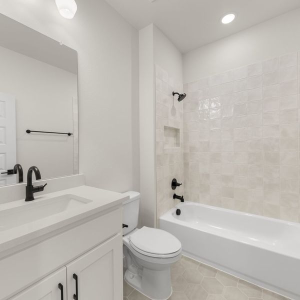 Furnished interior view inside a new home in StarView, Prosper (Image 47).