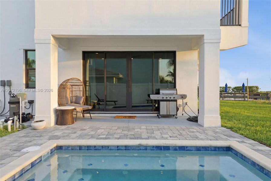 Exterior details and patio area of a home in , Melbourne Beach (Image 29).