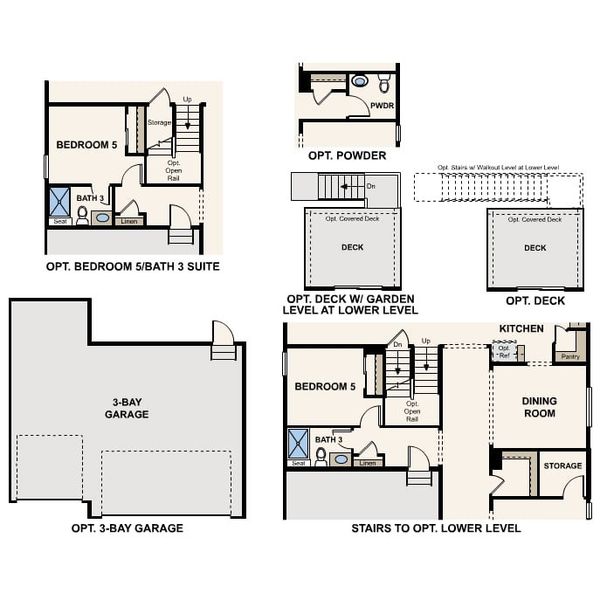 2D floor plan layout of this home in Red Barn Meadows, Mead, CO (Image 3).