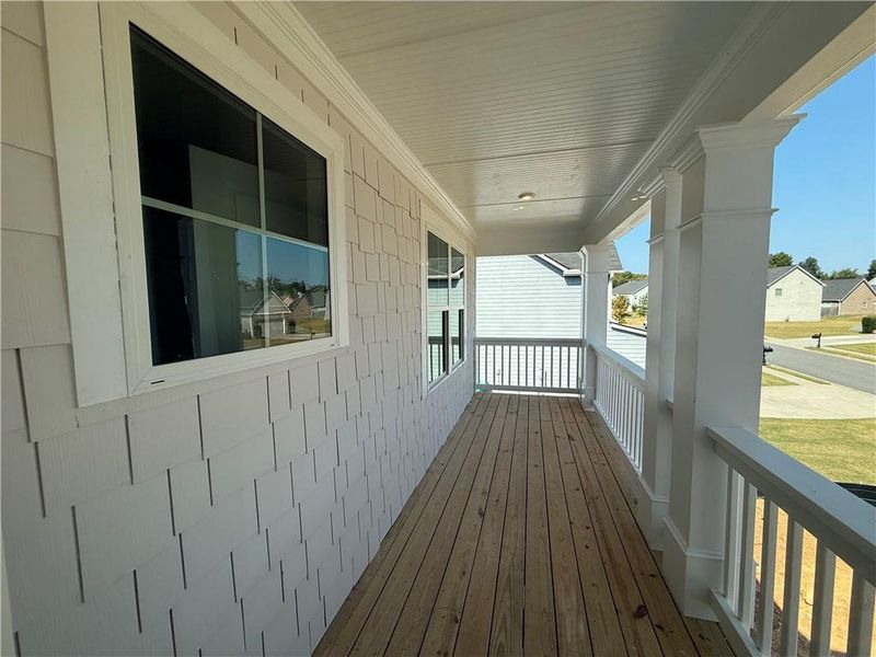Exterior details and patio area of a home in Maple Village, Adairsville (Image 16).