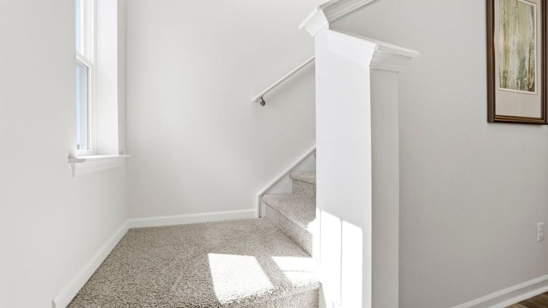 Spacious, unfurnished interior of a new home in Tanglewood Townes, Greenville (Image 25).