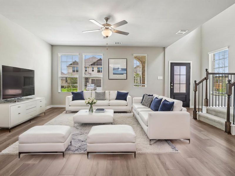 Furnished interior view inside a new home in Oak Ridge Park, Corinth (Image 4).