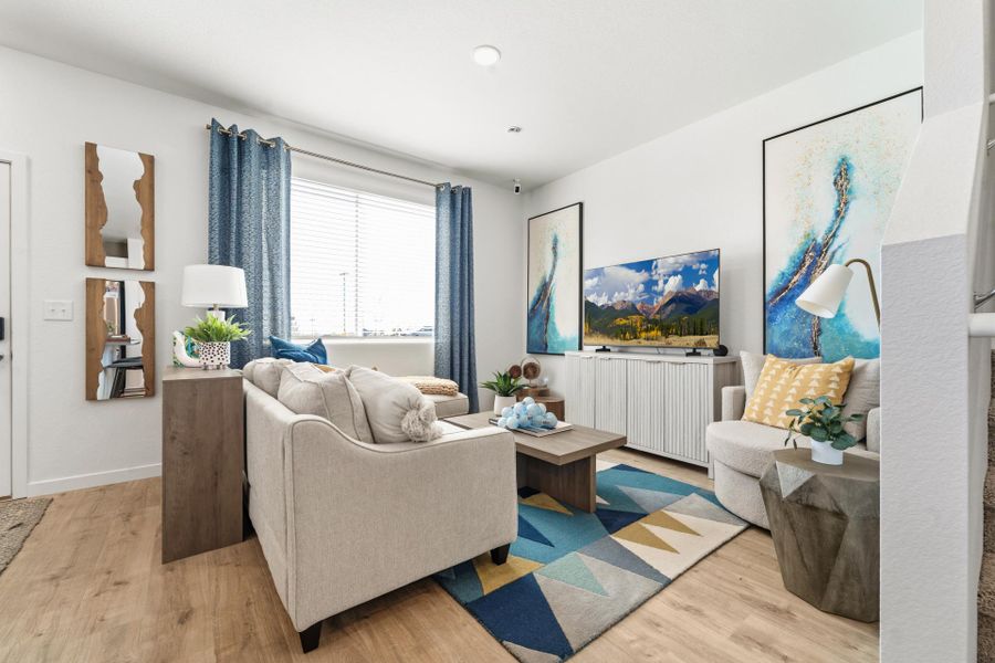 Furnished interior view inside a new home in Conestoga, Ault (Image 22).