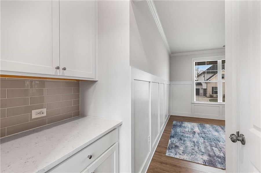 Furnished interior view inside a new home in Carmichael Farms, Canton (Image 9).