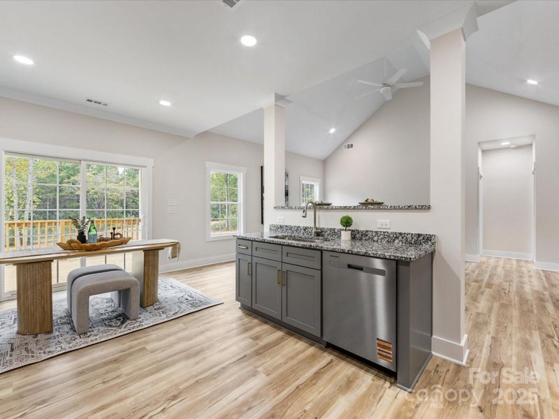 Furnished interior view inside a new home in , York (Image 9). Furnished interior view inside a new home in , York (Image 9).