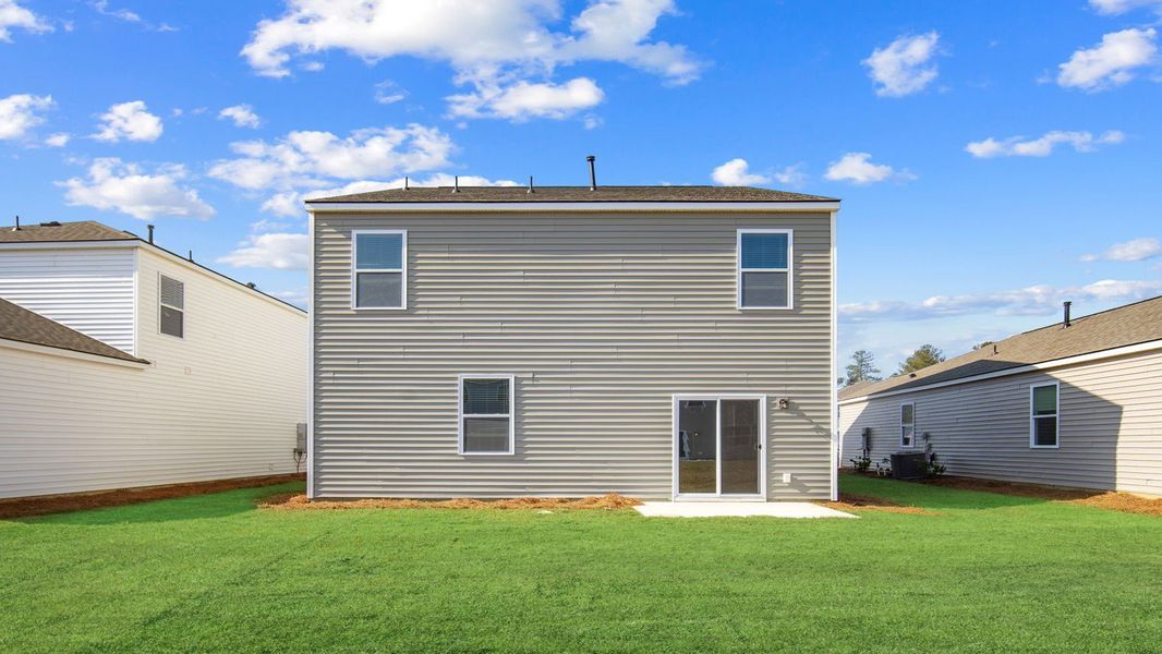 Exterior details and patio area of a home in The Retreat at East Argent, Ridgeland (Image 3).