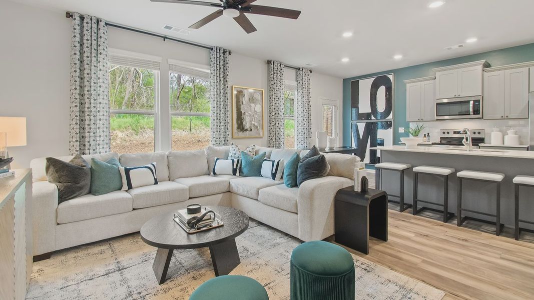 Furnished interior view inside a new home in Diamante, Stockbridge (Image 5).