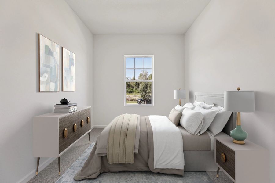 Representative furnished interior of a home built from the Halo by Starlight Homes in Hawks Run, Kissimmee (Image 8).