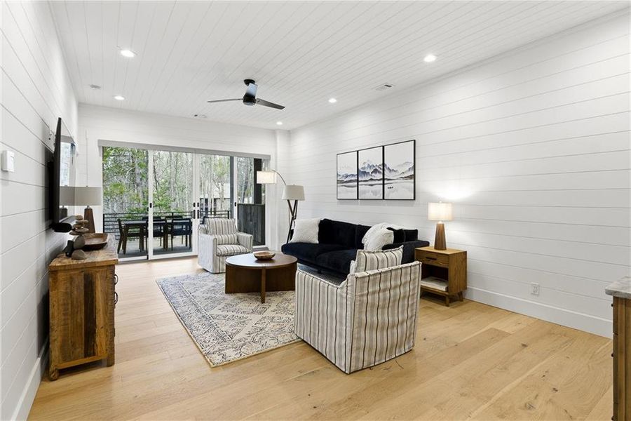Furnished interior view inside a new home in , Blue Ridge (Image 15).
