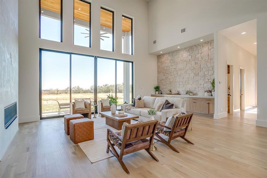 Furnished interior view inside a new home in , Weatherford (Image 5).