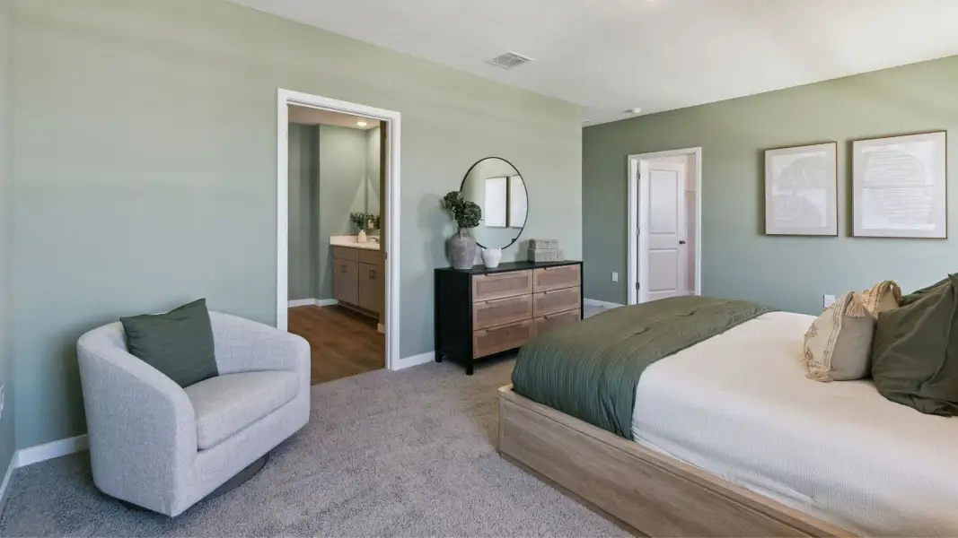 Furnished interior view inside a new home in Harmony West, St. Cloud (Image 19).