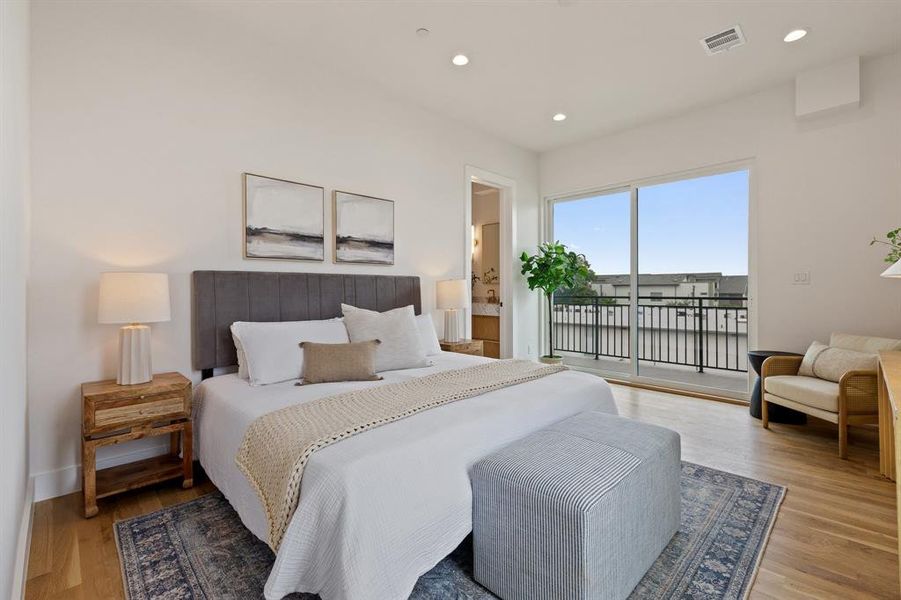 Furnished interior view inside a new home in , Dallas (Image 24). Furnished interior view inside a new home in , Dallas (Image 24).