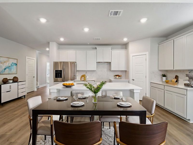 Furnished interior view inside a new home in Sagebrooke - Premier Series, San Antonio (Image 3).