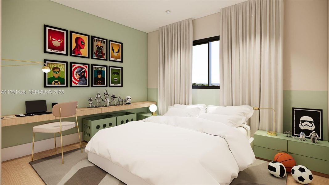 Furnished interior view inside a new home in , Miami (Image 7). Furnished interior view inside a new home in , Miami (Image 7).