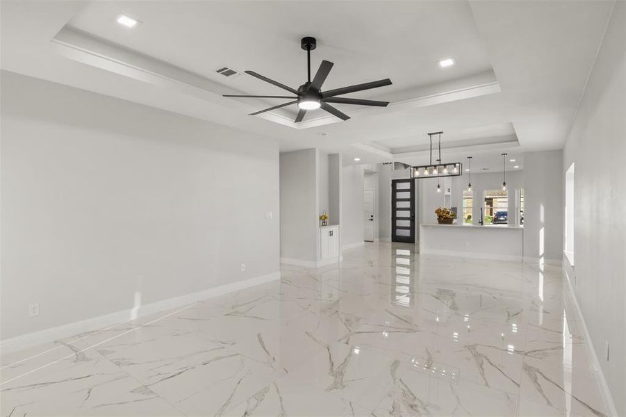 Spacious, unfurnished interior of a new home in , Pelican Bay (Image 14).
