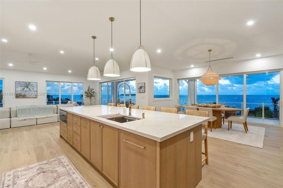 Furnished interior view inside a new home in , Key Largo (Image 68).