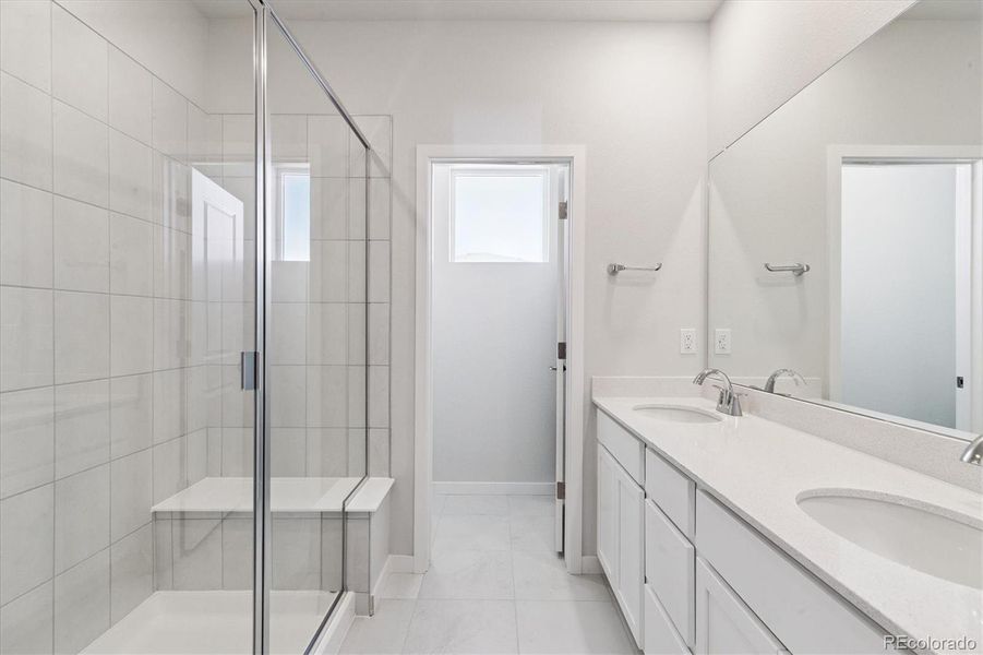 Furnished interior view inside a new home in Paired Homes at Alder Creek, Parker (Image 11).