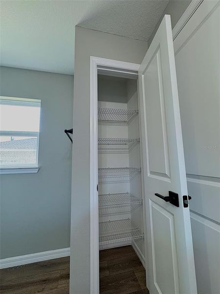 Master linen closet