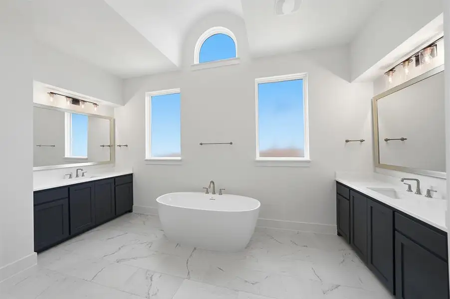 Furnished interior view inside a new home in Light Farms Graham/Reagan, Celina (Image 11).