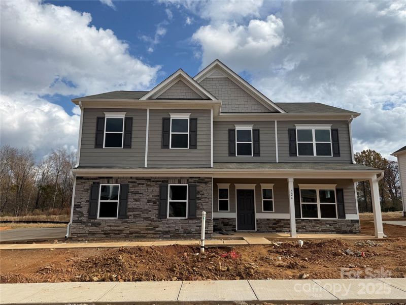In-progress construction of a new home in Cedar Meadows, Monroe, NC (Image 29).