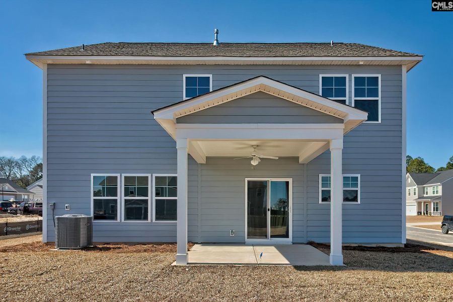 Front exterior of a new home in Cottages at Roofs Pond, West Columbia, SC, highlighting curb appeal (Image 20).