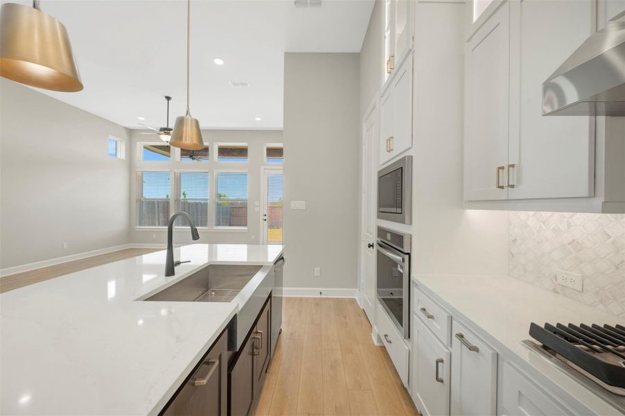 Furnished interior view inside a new home in Harvest Green - Reserve Collection, Richmond (Image 6).