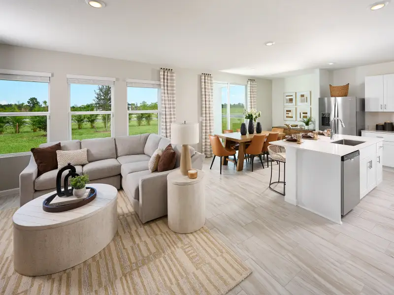 Furnished interior view inside a new home in Meritage Homes at Terra Lago - Premier Series, Indiantown (Image 3).