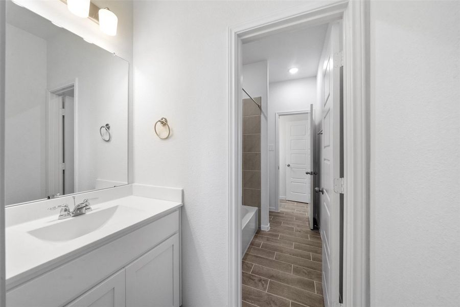 Furnished interior view inside a new home in Rollingbrook Estates, Baytown (Image 14).