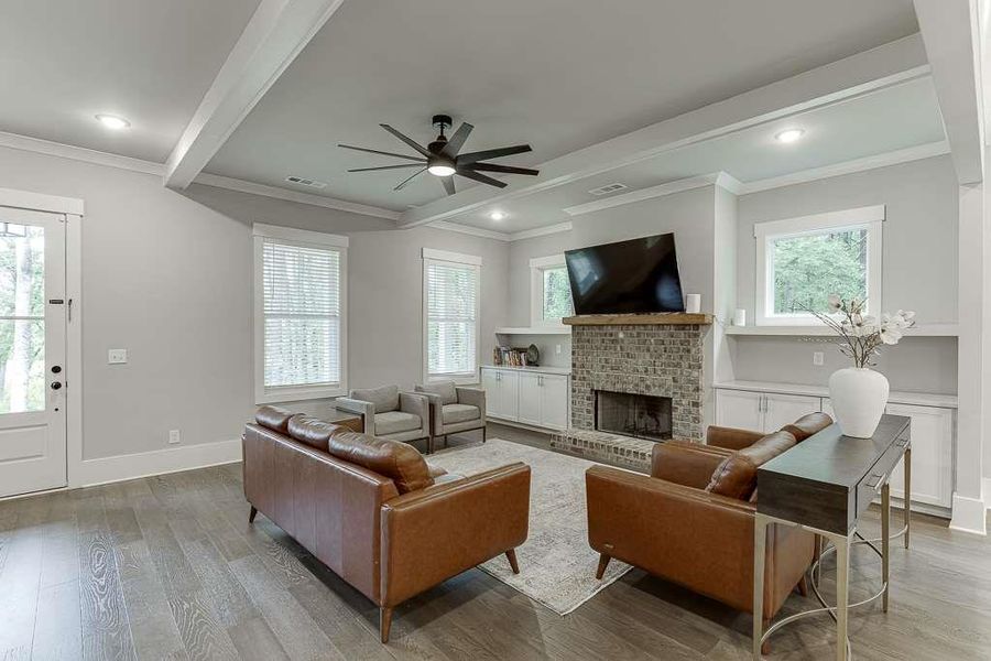 Furnished interior view inside a new home in , Dacula (Image 11).