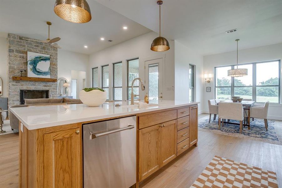 Furnished interior view inside a new home in , Burleson (Image 11).