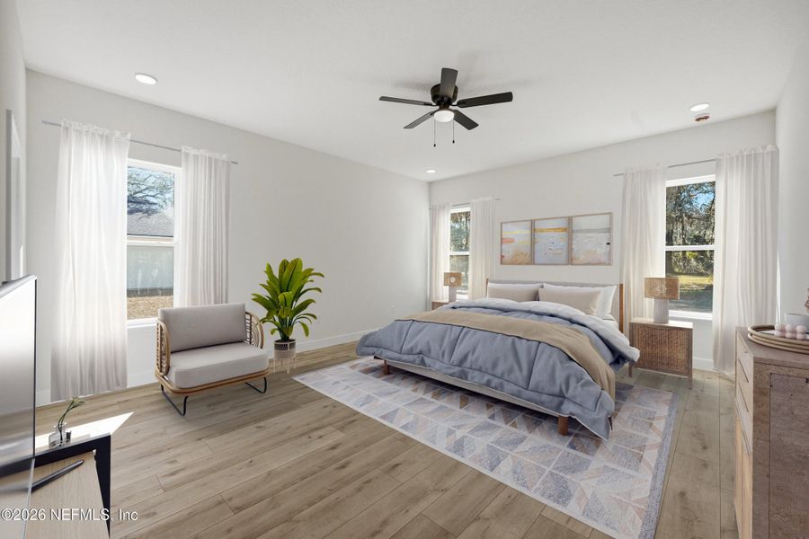 Furnished interior view inside a new home in , Jacksonville (Image 9).