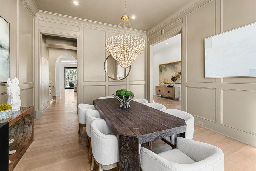 Furnished interior view inside a new home in , Milton (Image 68).