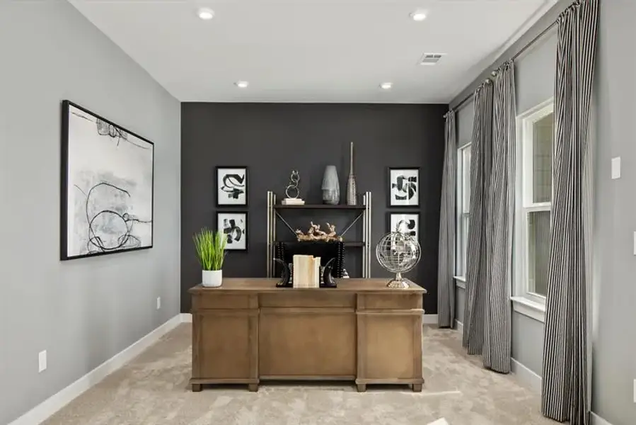 Representative furnished interior of a home built from the Savannah 2-Story by Ryan Homes in Albemarle, Hertford (Image 5).