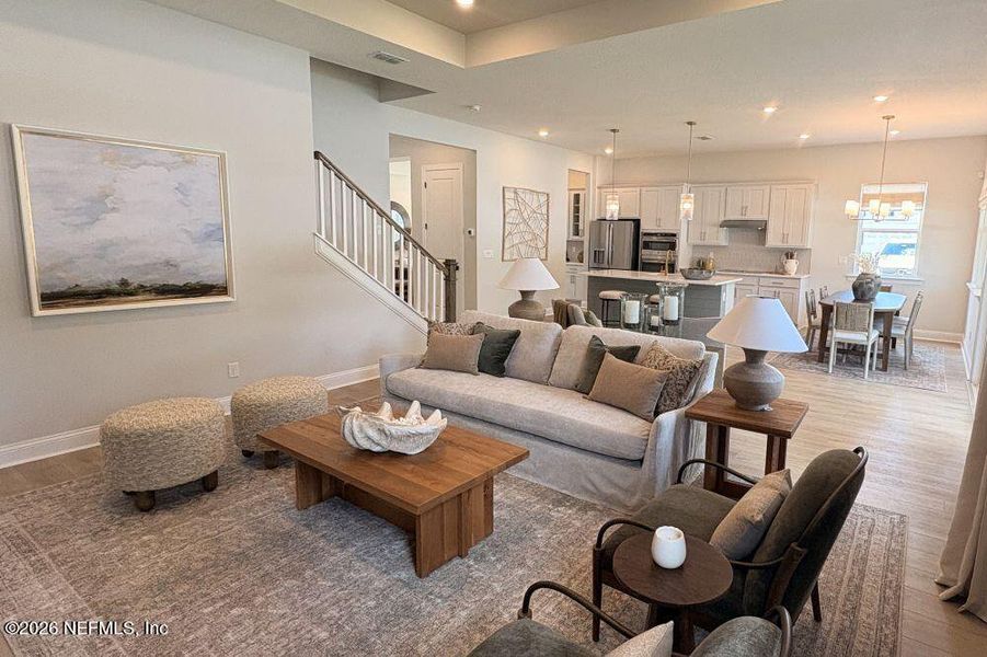 Furnished interior view inside a new home in , St. Augustine (Image 11).