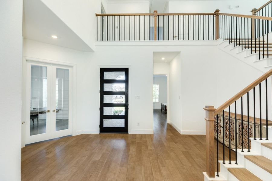 Once inside, you will be amazed by the formal entrance, beautiful staircase, and elegant wooden flooring, all complemented by impressive 10ft interior doors.