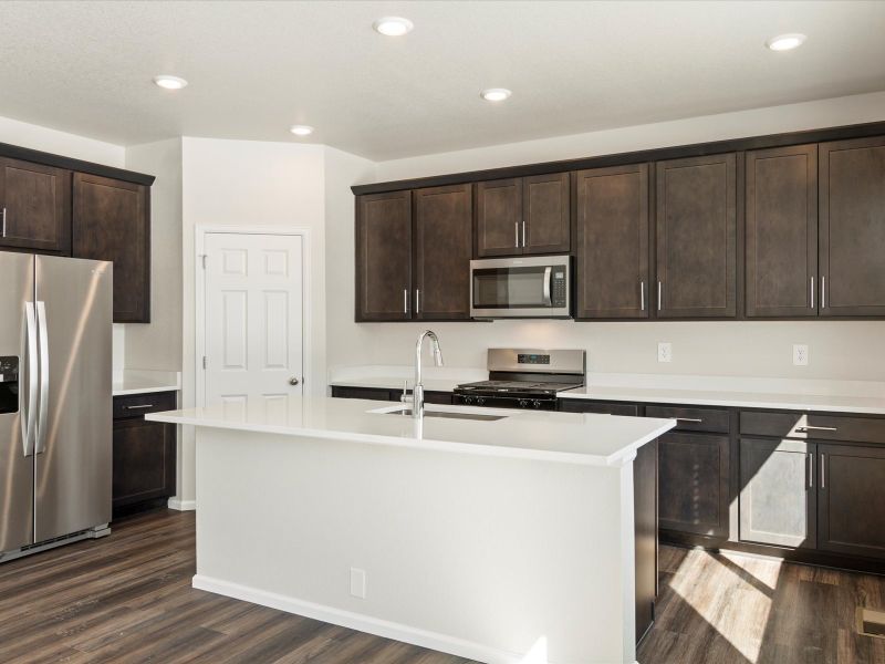 Furnished interior view inside a new home in Westgate, Greeley (Image 9).
