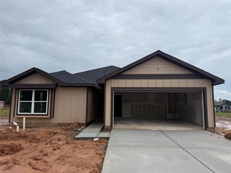 In-progress construction of a new home in Crockett Meadows, Conroe, TX (Image 7).