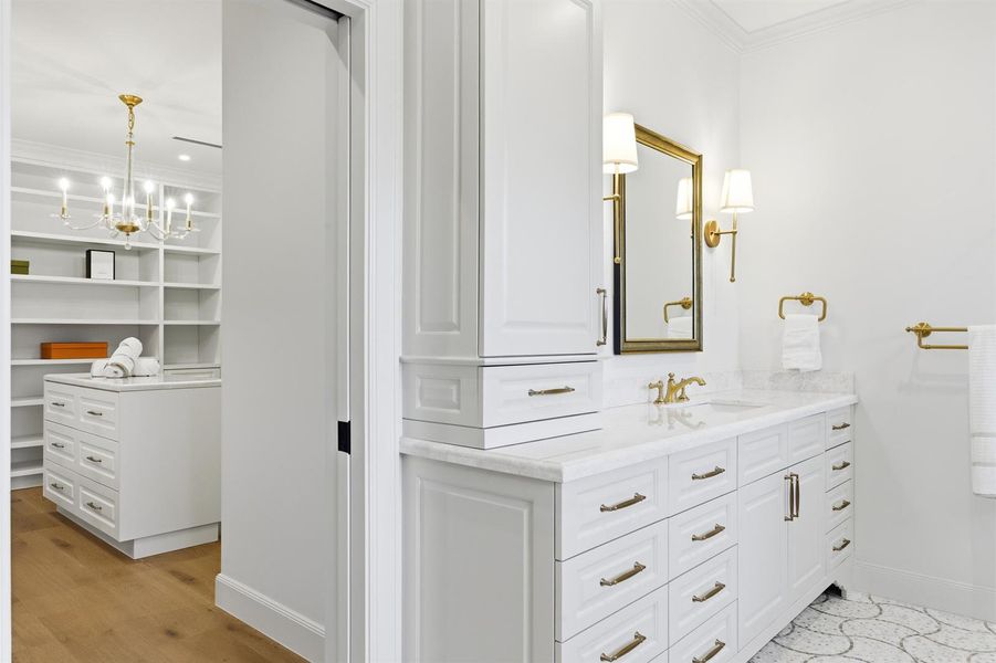 PRIMARY BATHROOM AND CLOSET PRIMARY BATHROOM AND CLOSET
