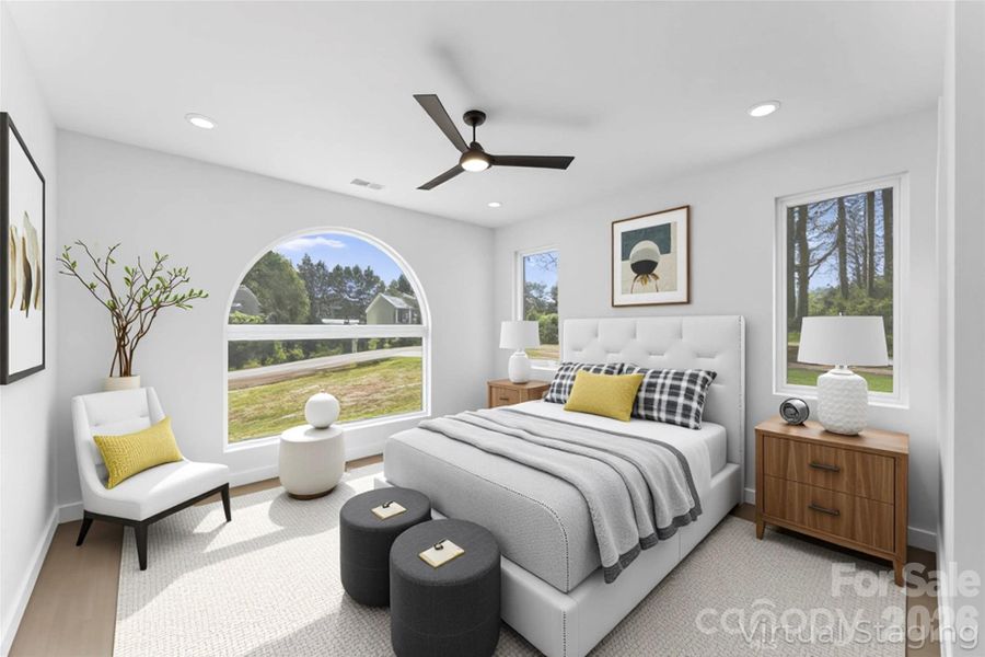Master Bedroom virtual staging