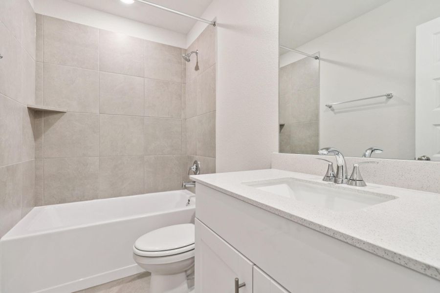 Photo is not of the actual home, but is an inspirational photo of builder’s model home and may depict options, furnishings, and/or decorator features that are not included