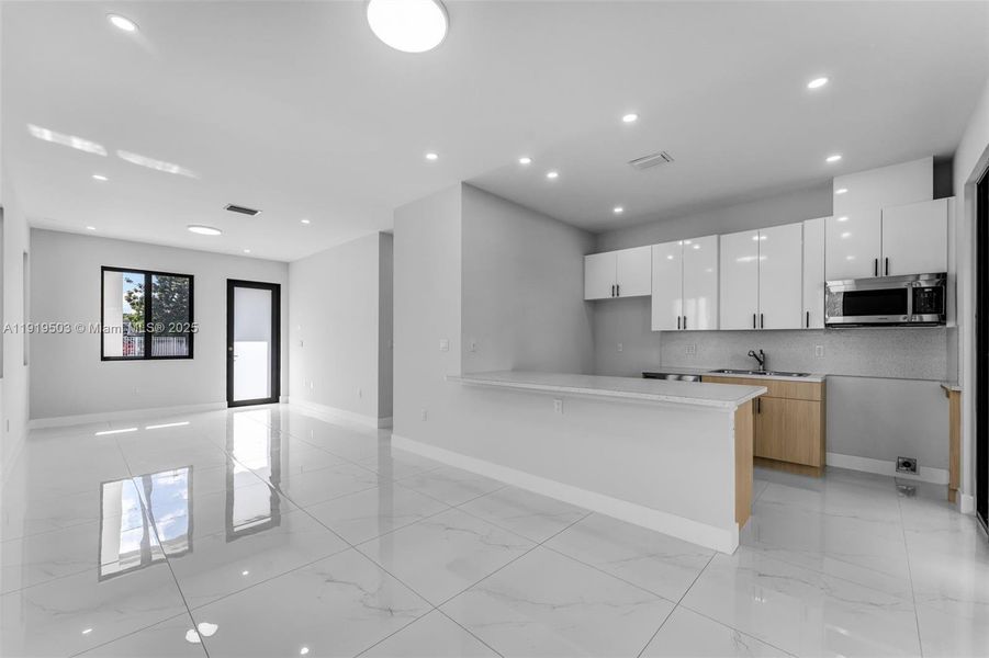 Furnished interior view inside a new home in , Miami (Image 4).