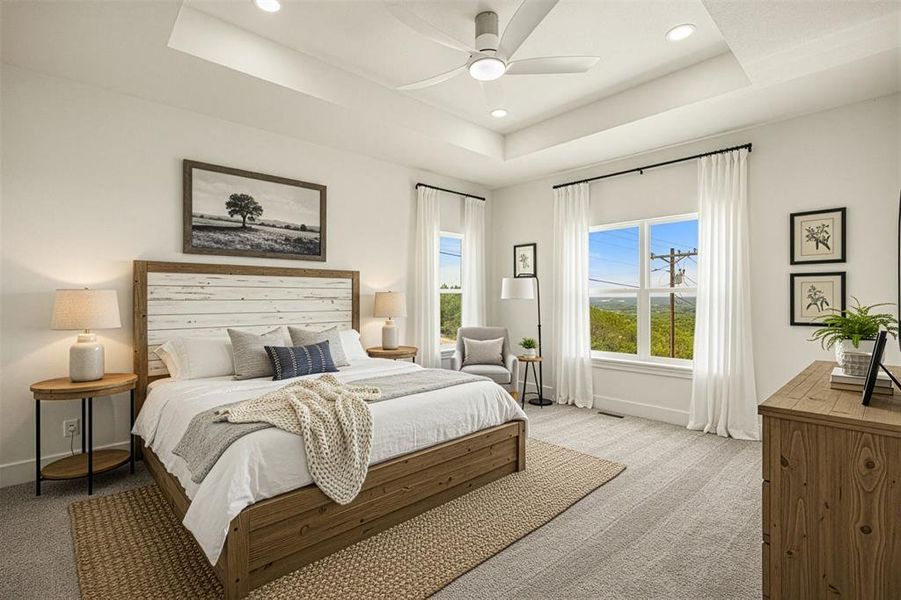 Furnished interior view inside a new home in , Bluff Dale (Image 7).