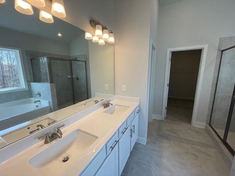 Furnished interior view inside a new home in Ponderosa Farms Estates, Gainesville (Image 12).