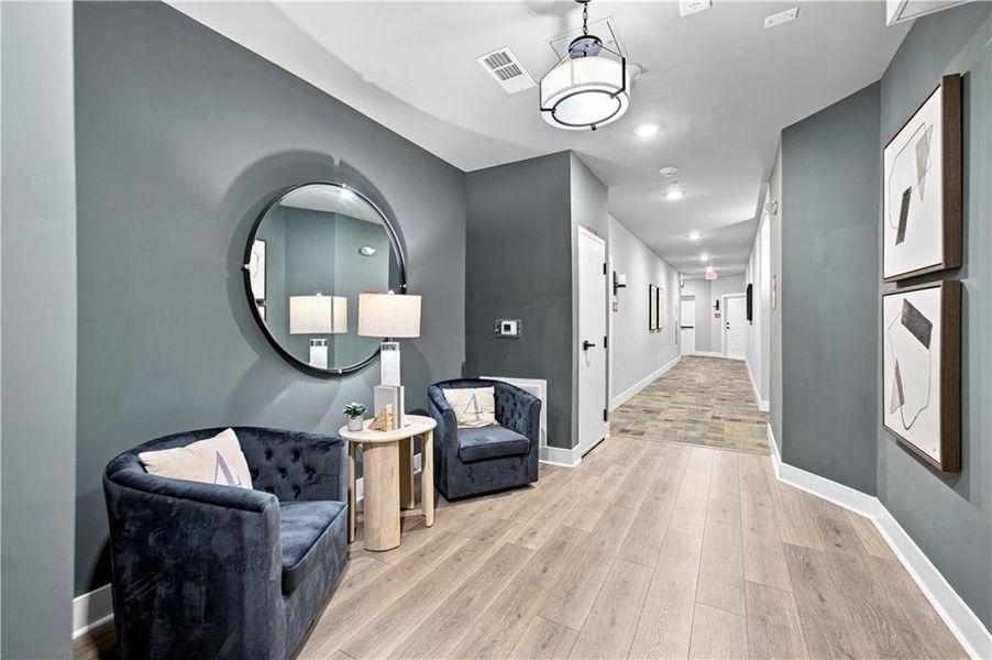 Furnished interior view inside a new home in , Cumming (Image 11).