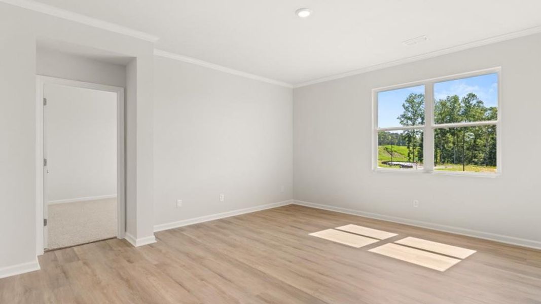 Spacious, unfurnished interior of a new home in Sheffield Highlands, Dallas (Image 17). Spacious, unfurnished interior of a new home in Sheffield Highlands, Dallas (Image 17).