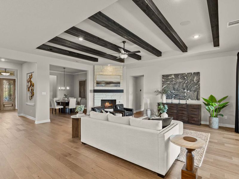 Representative furnished interior of a home built from the The Summerlin A by Davidson Homes LLC in Potranco Oaks, Castroville (Image 11). Representative furnished interior of a home built from the The Summerlin A by Davidson Homes LLC in Potranco Oaks, Castroville (Image 11).