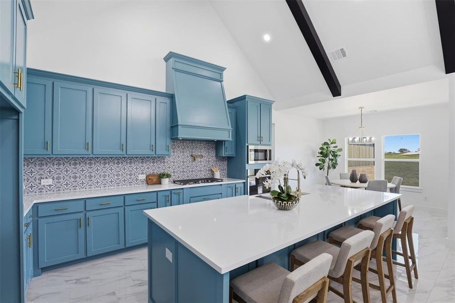 Furnished interior view inside a new home in , Godley (Image 13).