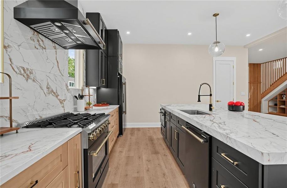 Furnished interior view inside a new home in , Atlanta (Image 14).